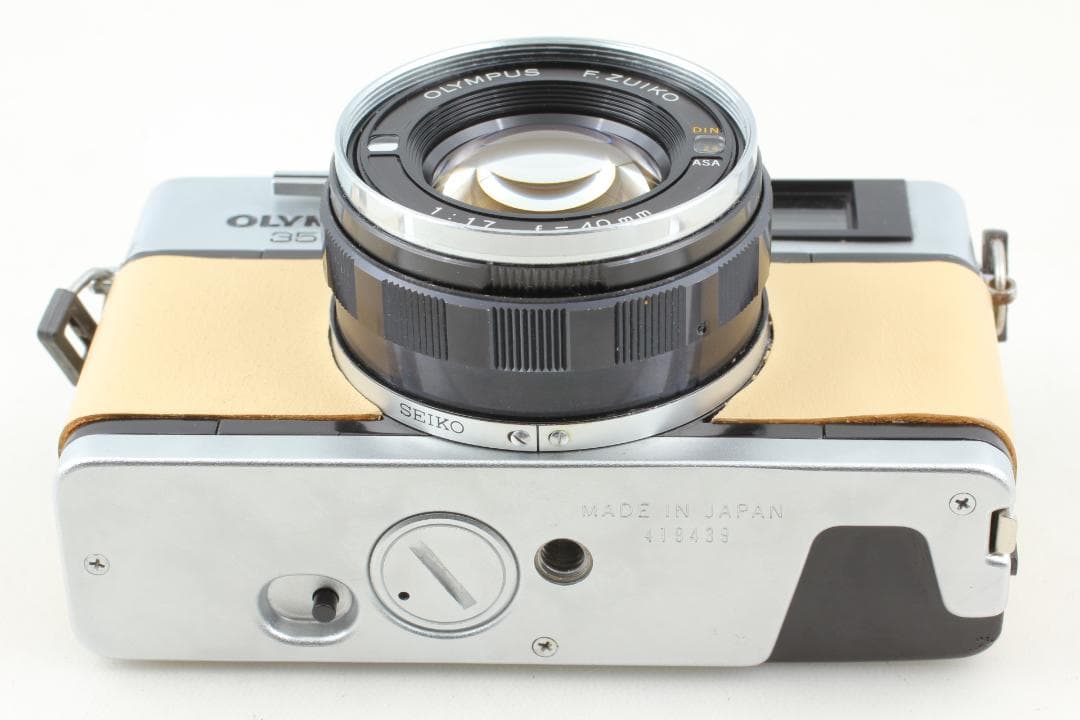 【整備済　美品】ベージュ　オリンパス 35 DC　露出計OK #1365