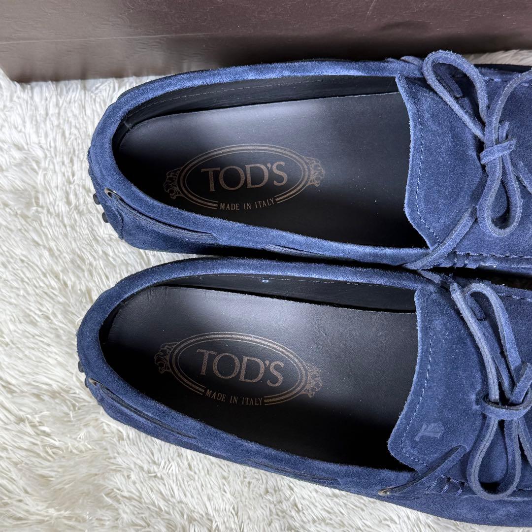 【Tod's】トッズ 8 ゴンミーニ ドライビングシューズ ブルー