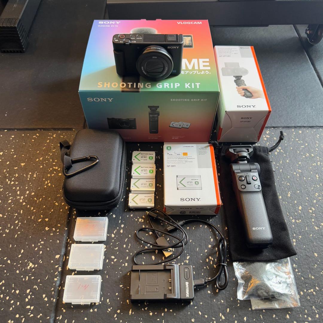 【極美品】SONY VLOGCAM ZV-1G グリップキット おまけ多数！