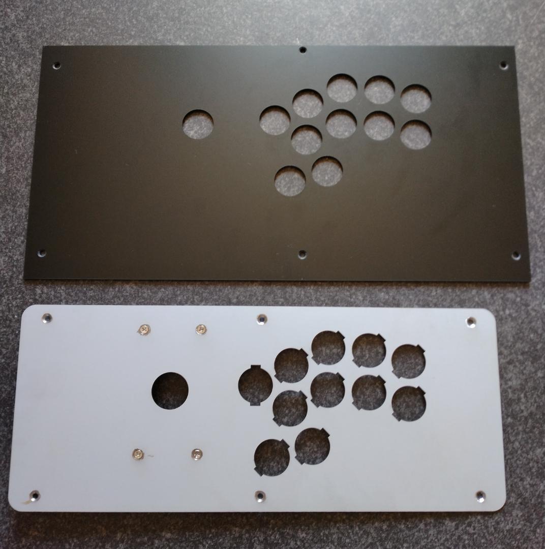 Qanba Obsidian2 φ24増設ボタン天板セット