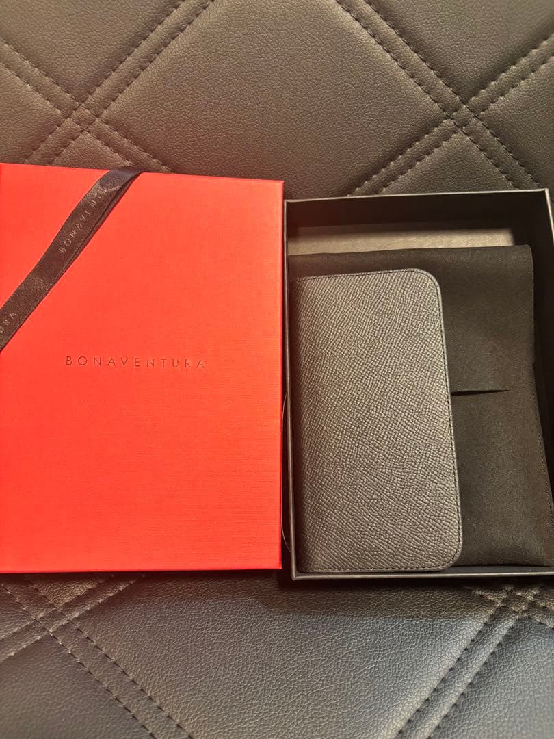 【iPhone16 Pro】 BONAVENTURA 手帳型ケース ブラック