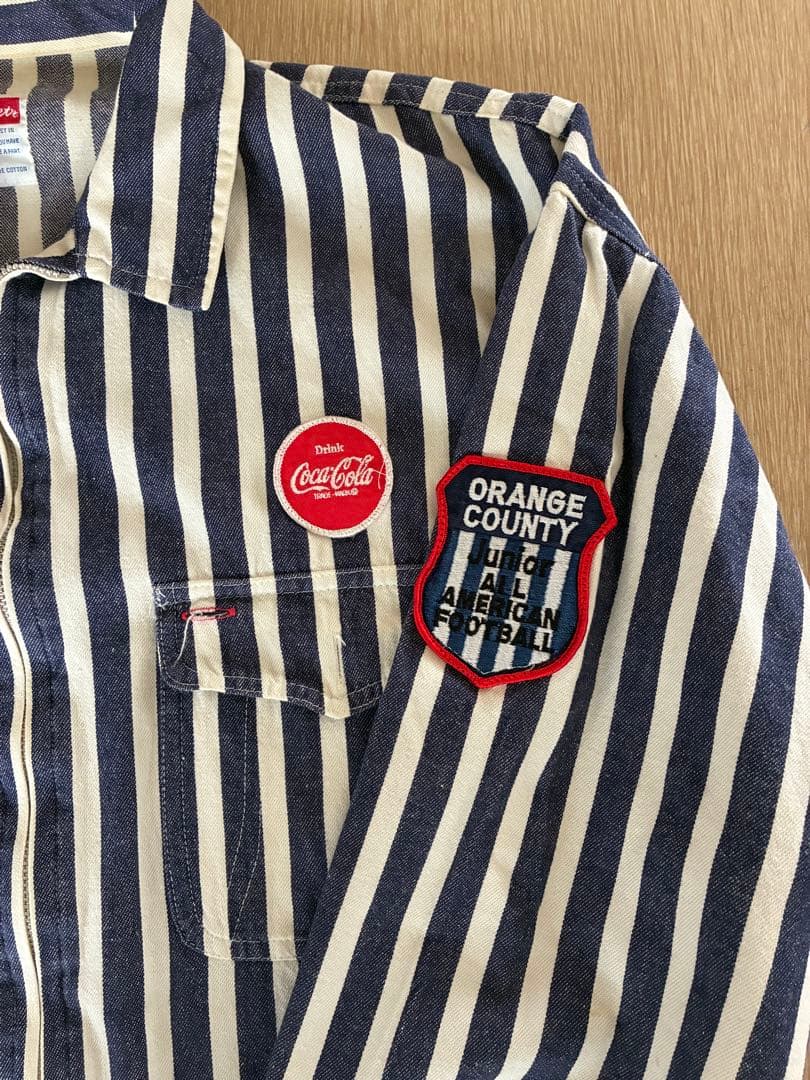 StanGee ストライプ パッチ付きジャケット