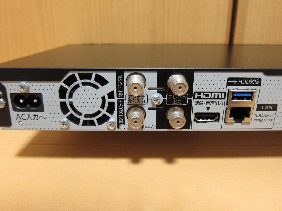 リモコン付属。新品HDDへ交換！ Panasonic DMR-2W100