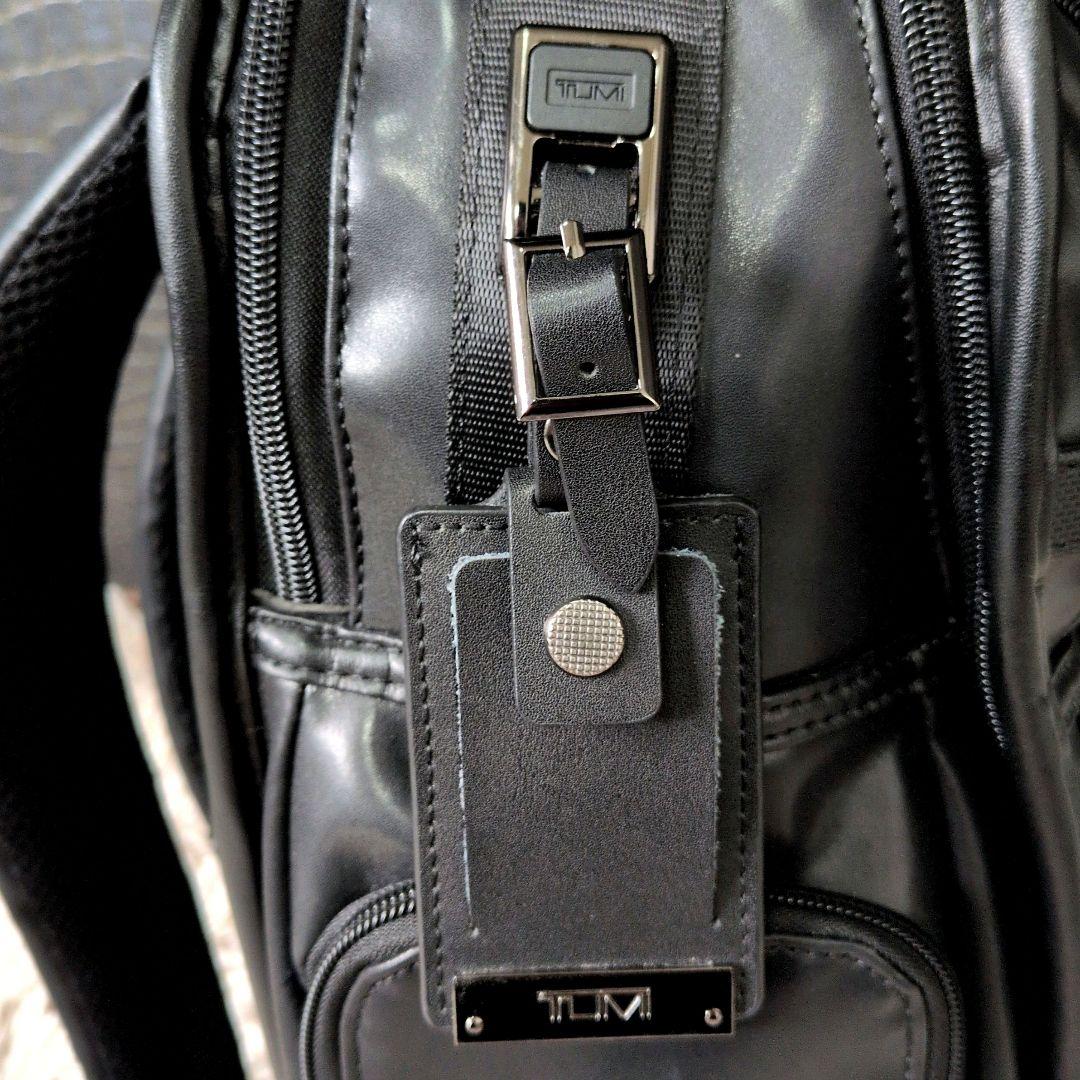 【美品】トゥミ リュック ALPHA3 カーボンレザー ビジネス 正規品