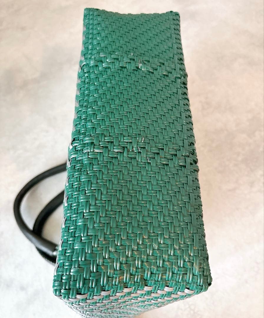 美品 WOVEN ウーヴン メルカドバッグ ミドルトート