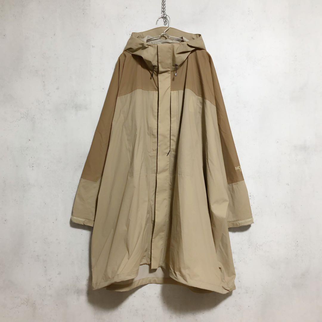 ノースフェイス ハイベント フード付き タグアンポンチョコート　レインコート