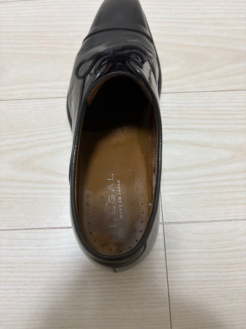 REGAL リーガル ストレートチップ 黒 革靴26.5cm普段靴28cm相当