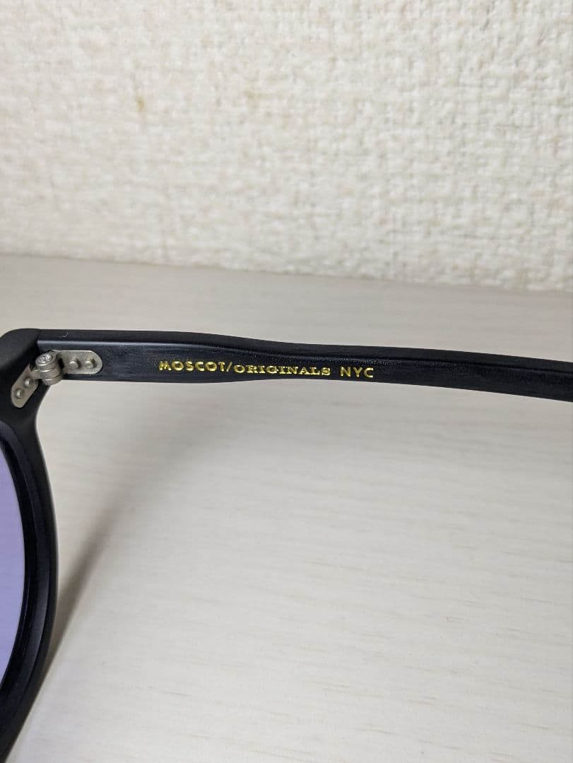 新品未使用 MOSCOT MILTZEN サングラス ブラック×バイオレット