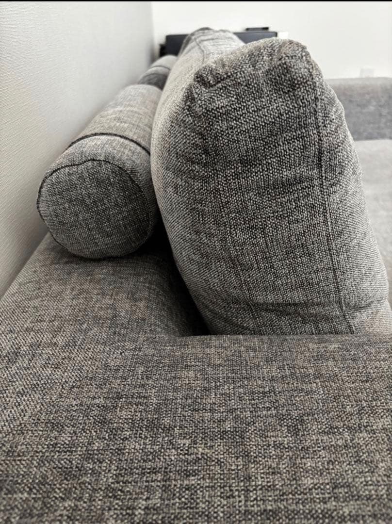 LIVING HOUSE】当時の価格30万・カバリングソファ・羽毛・2.5人用