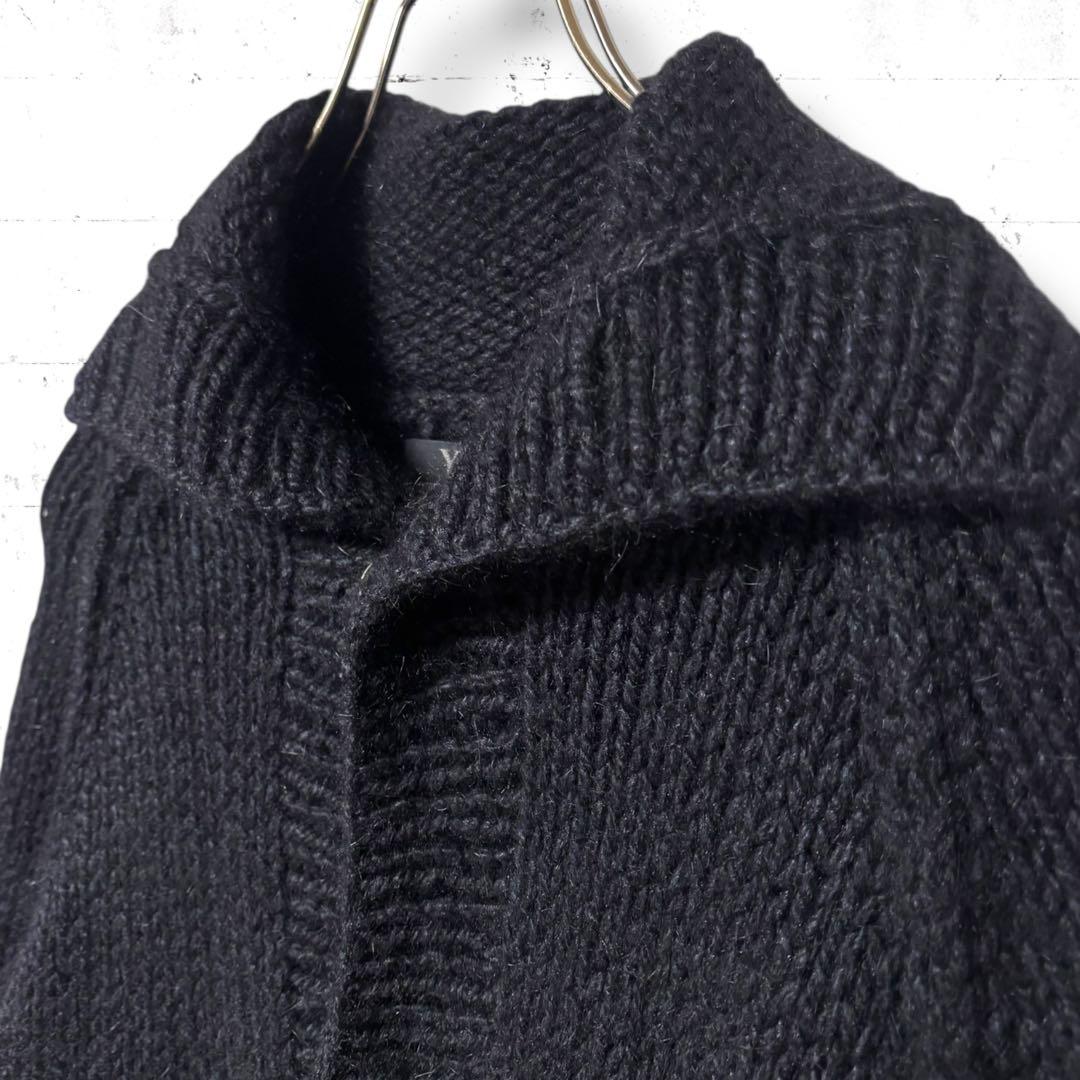 Y's 高級生地　アンゴラ　シルク　肉厚　ニット　カーディガン　2018 年