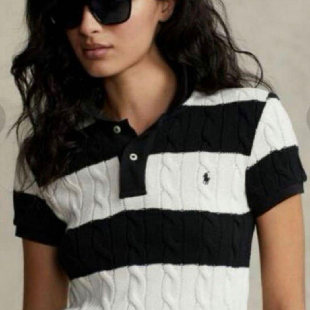 ポロラルフローレン　半袖ニットポロシャツ