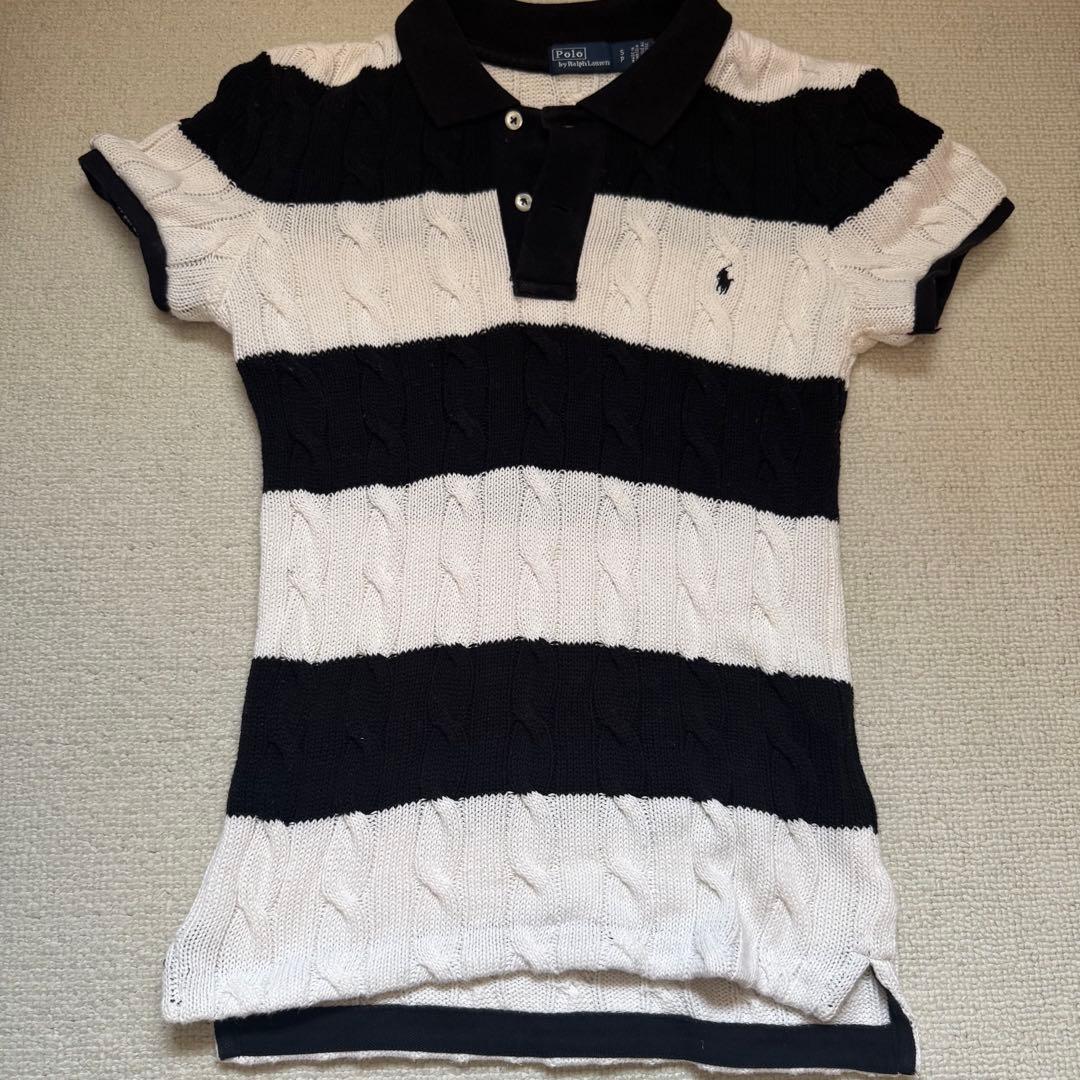 ポロラルフローレン　半袖ニットポロシャツ