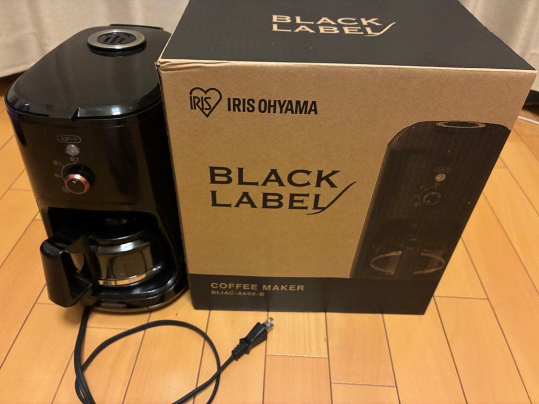 IRIS OHYAMA BLACK LABEL コーヒーメーカー