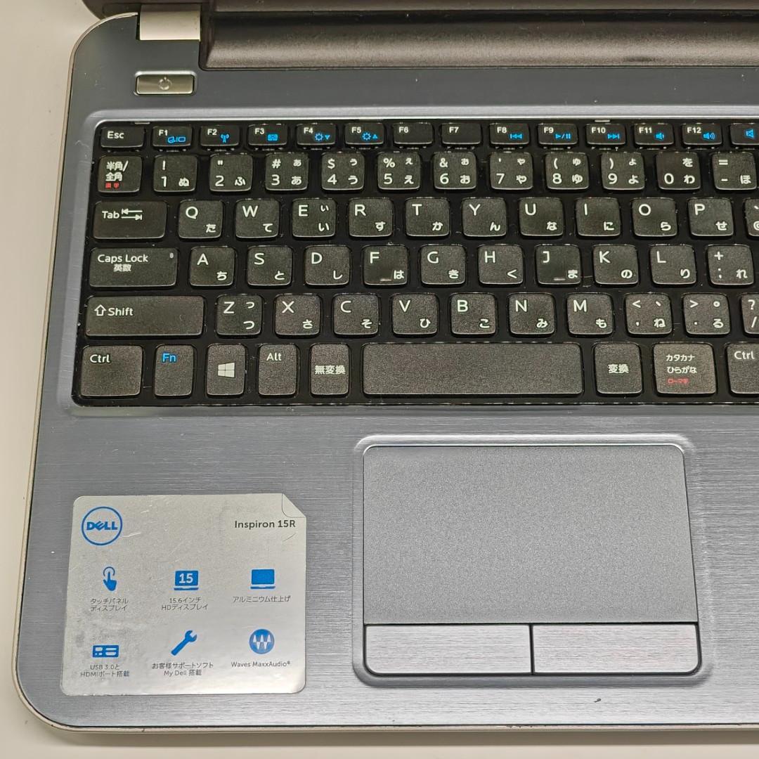 【DELL】爆速i7 SSD256GB 8GB タッチパネル搭載 ノートPC