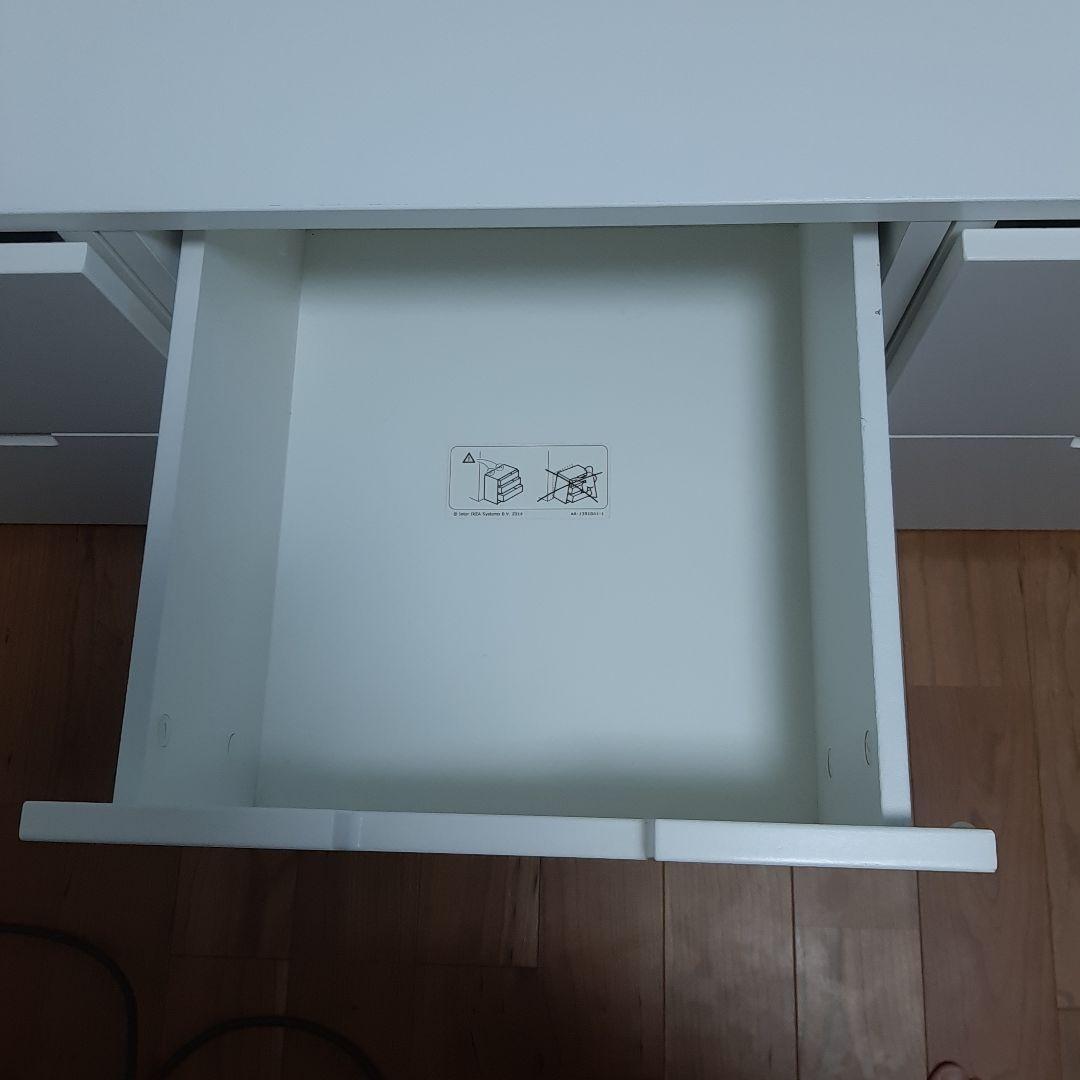 IKEA　ノールドリ　ホワイト 6引き出しチェスト 引き取り限定