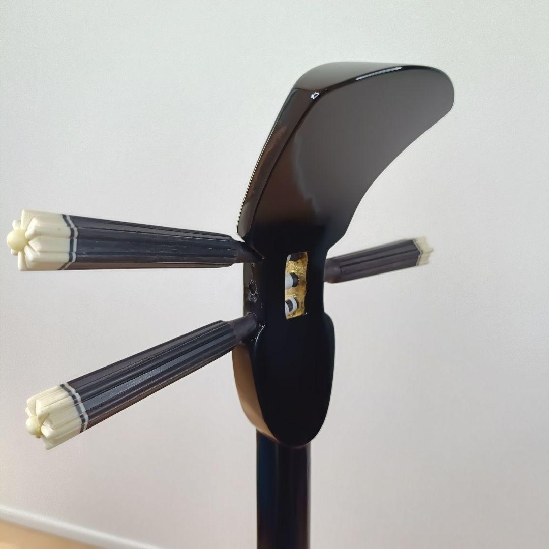 美品 沖縄三線 人工革 ソフトケース、爪、小物入れなど付属