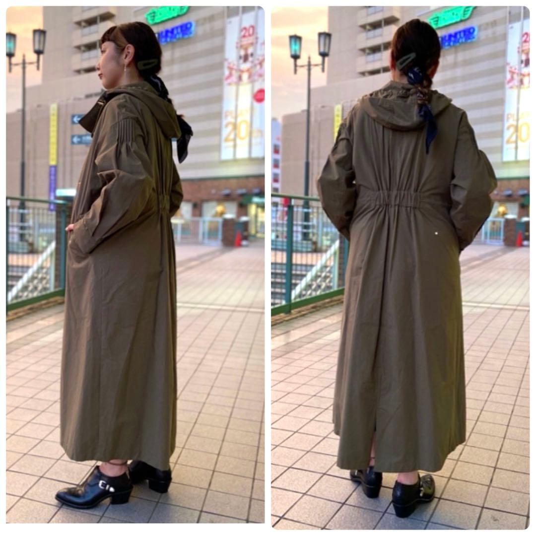極美品✨ミューベル 【定価5.8万】モッズコート ロング 2WAY カーキ 36