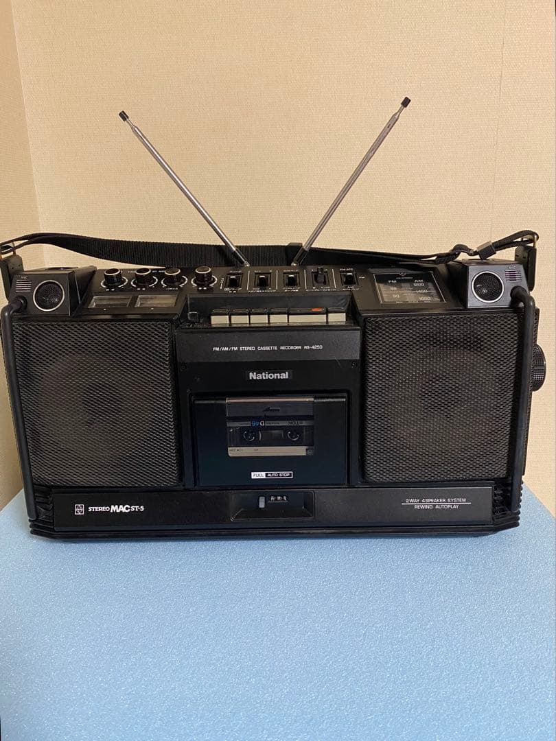 ナショナル　RS-4250 ステレオMAC ST5 ラジカセ1977当時物