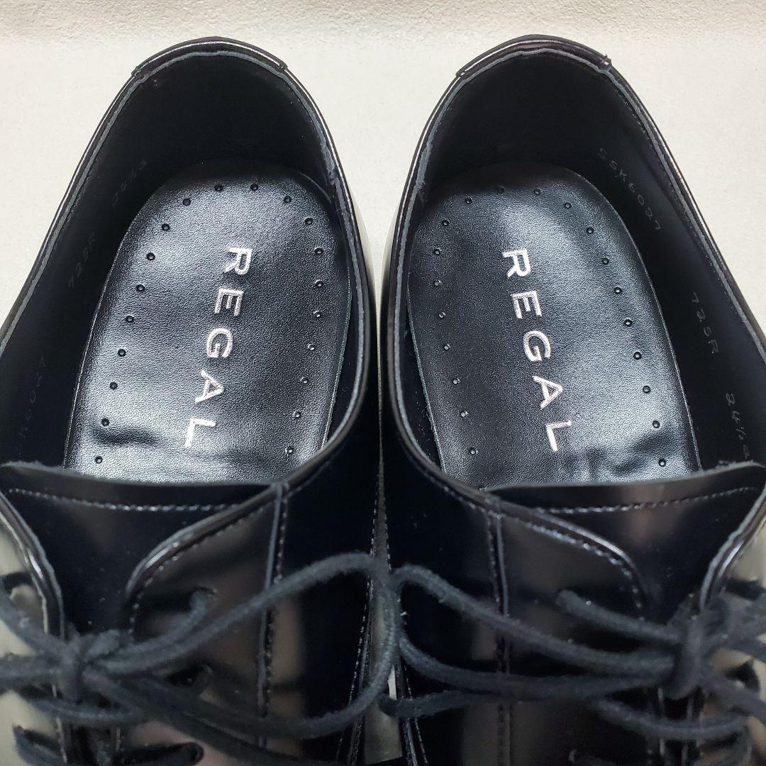 【美品】REGAL リーガル ストレートチップ 725R 黒 革靴