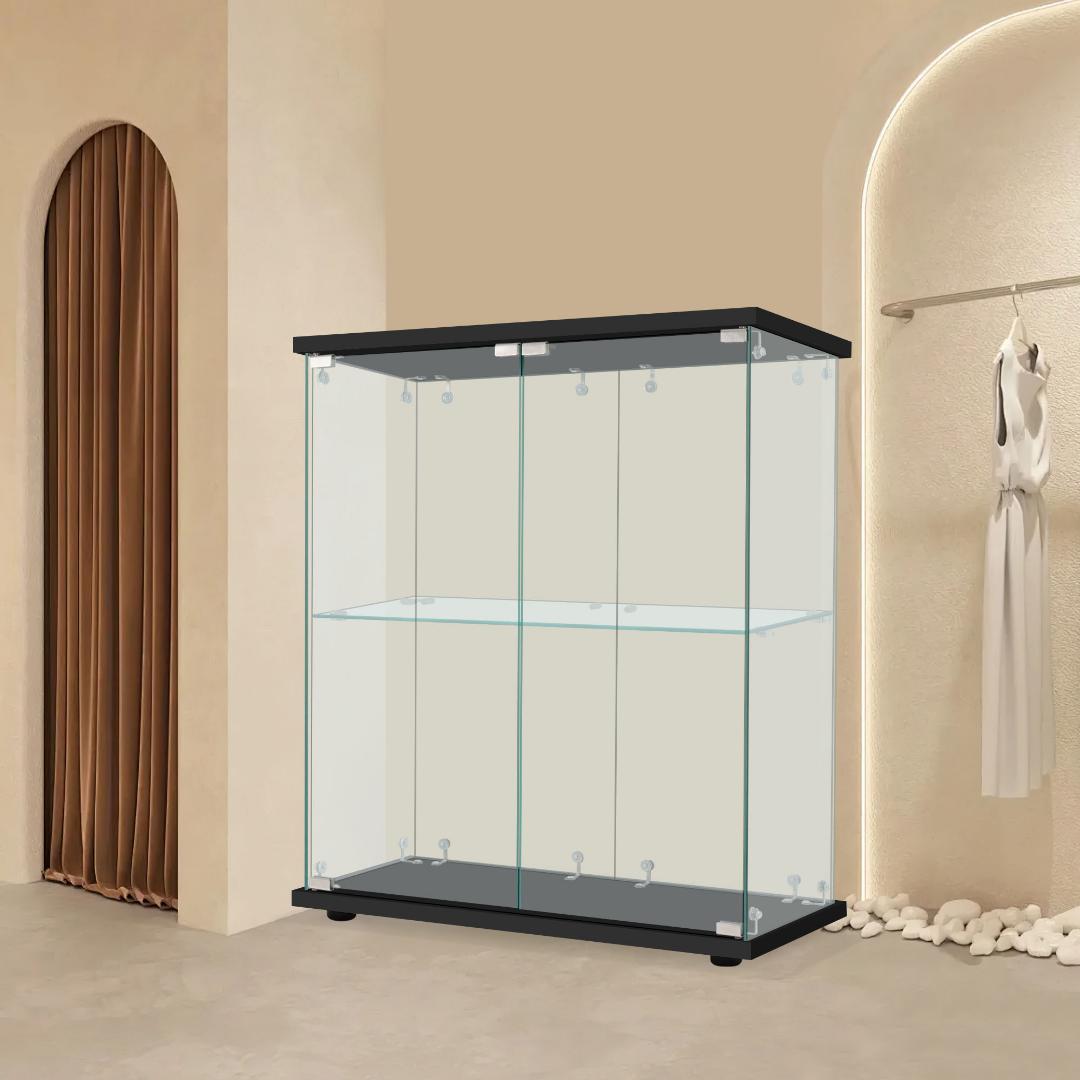 コレクションケース 両扉タイプ 2段 幅80.5×奥行36.5×高さ86cm