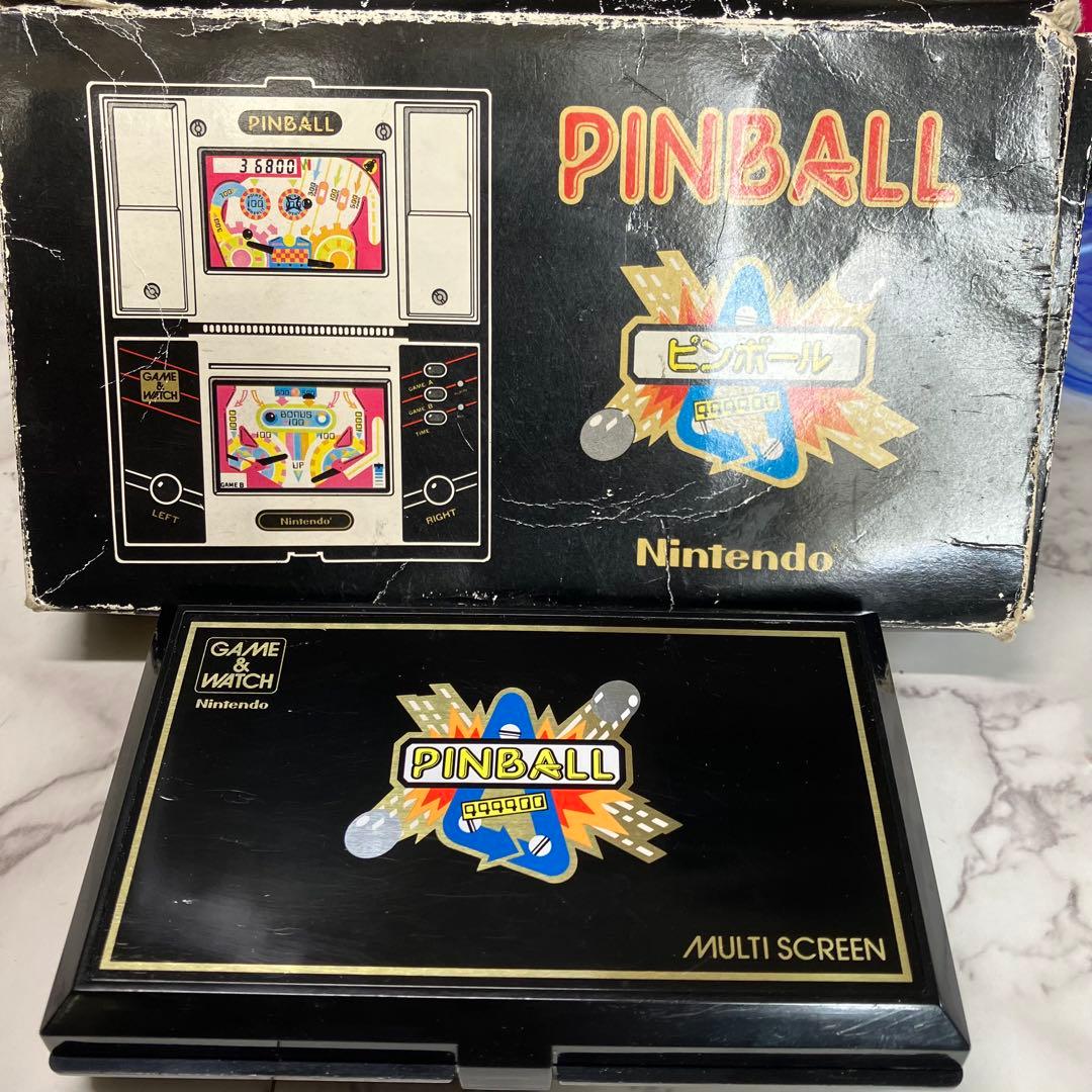 任天堂 ゲームウォッチ PINBALL ピンボール マルチスクリーン 1983年