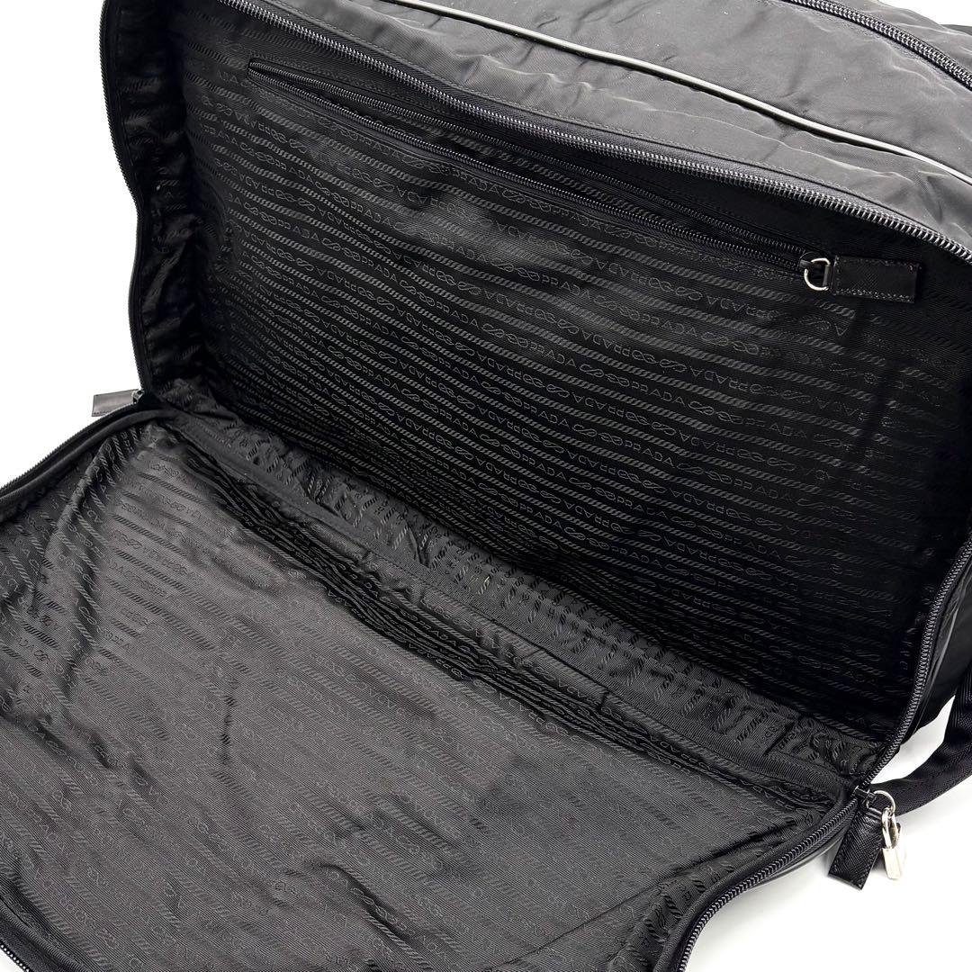 【専用】プラダ 2way ボストンバッグ ナイロン サフィアーノ 三角ロゴ 黒