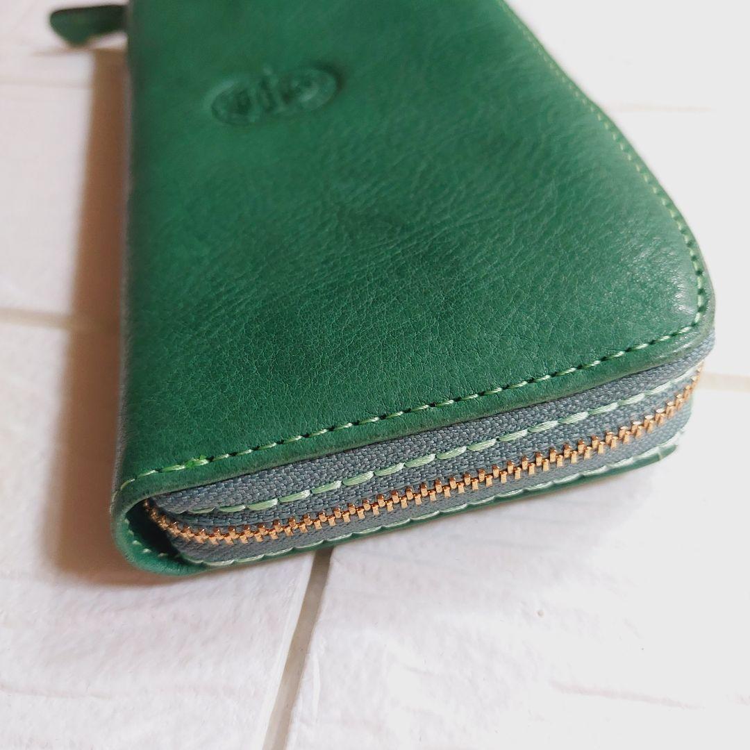 未使用✨Dakotaゼオライトレザー長財布　多収納♪ラウンドファスナー