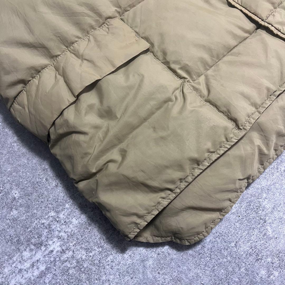 80s 90s L.L.Bean ダウンベスト　ベージュ