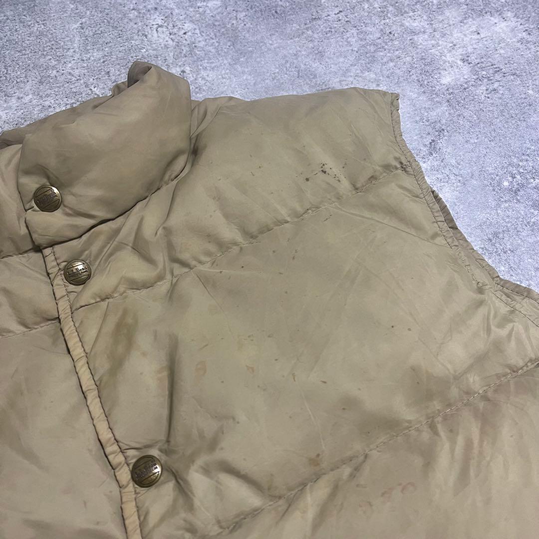 80s 90s L.L.Bean ダウンベスト　ベージュ
