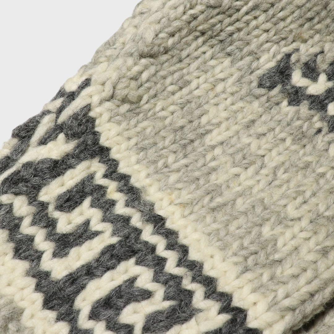 美品★XL★KANATA★カウチンニット★サンダーバード★カナダ製★カーディガン