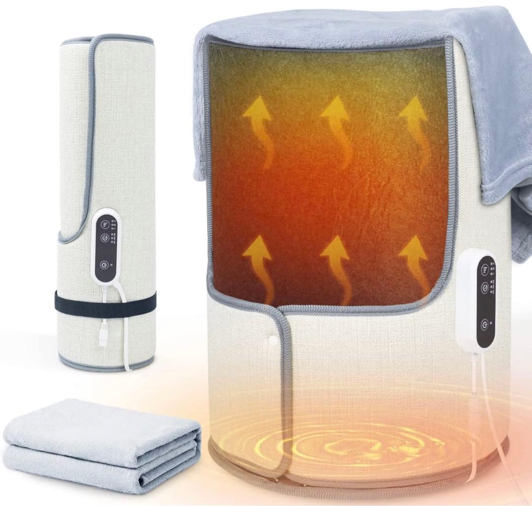 パネルヒーター LIPONTAN デスクヒーター3段階温度調節369タイマー付き