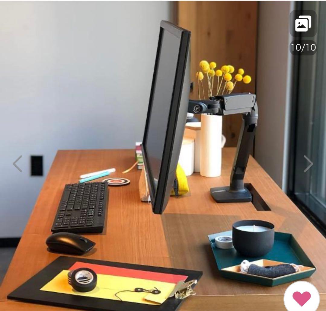 エルゴトロン MXV デスクモニターアーム マットブラック 34インチ