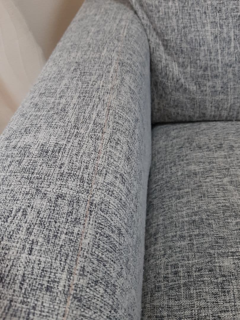 大塚家具 ソファ　 グレー ファブリック 2人掛け