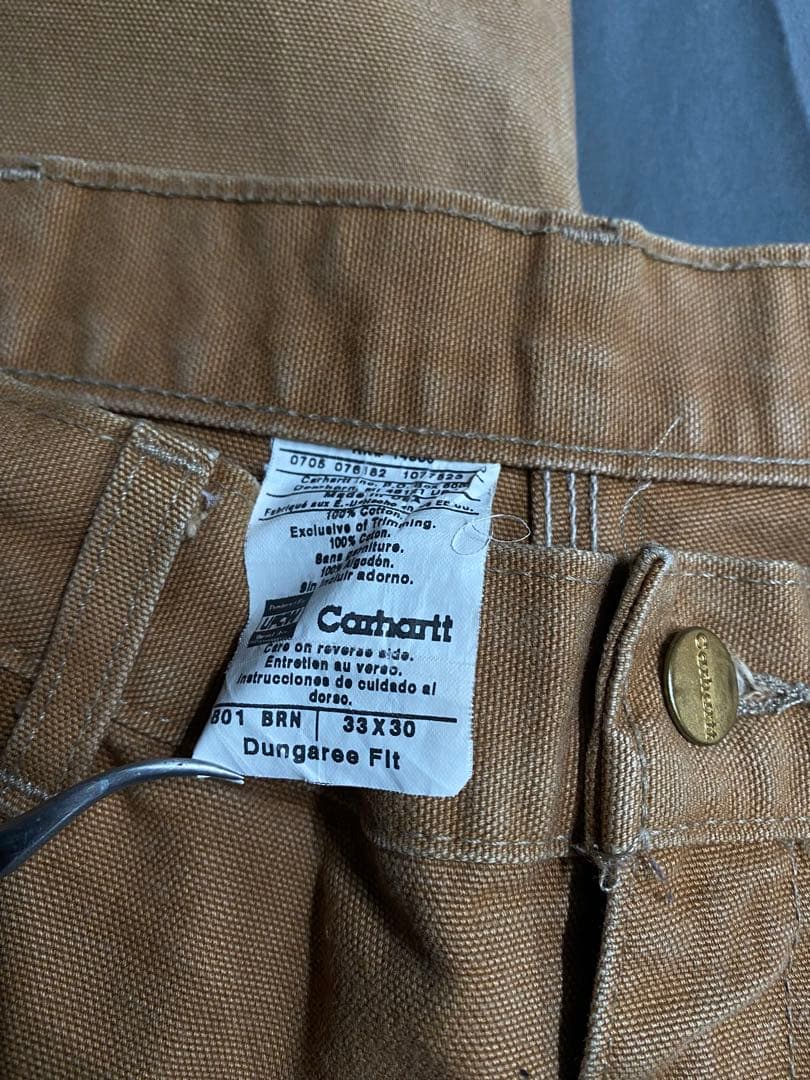 Carhartt ダブルニー　ブラウン