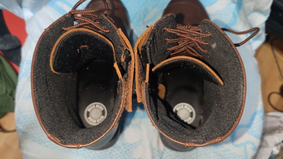 値下可 26 wildwing 標準底 ブラウンレザーブーツ 本革 ライティング