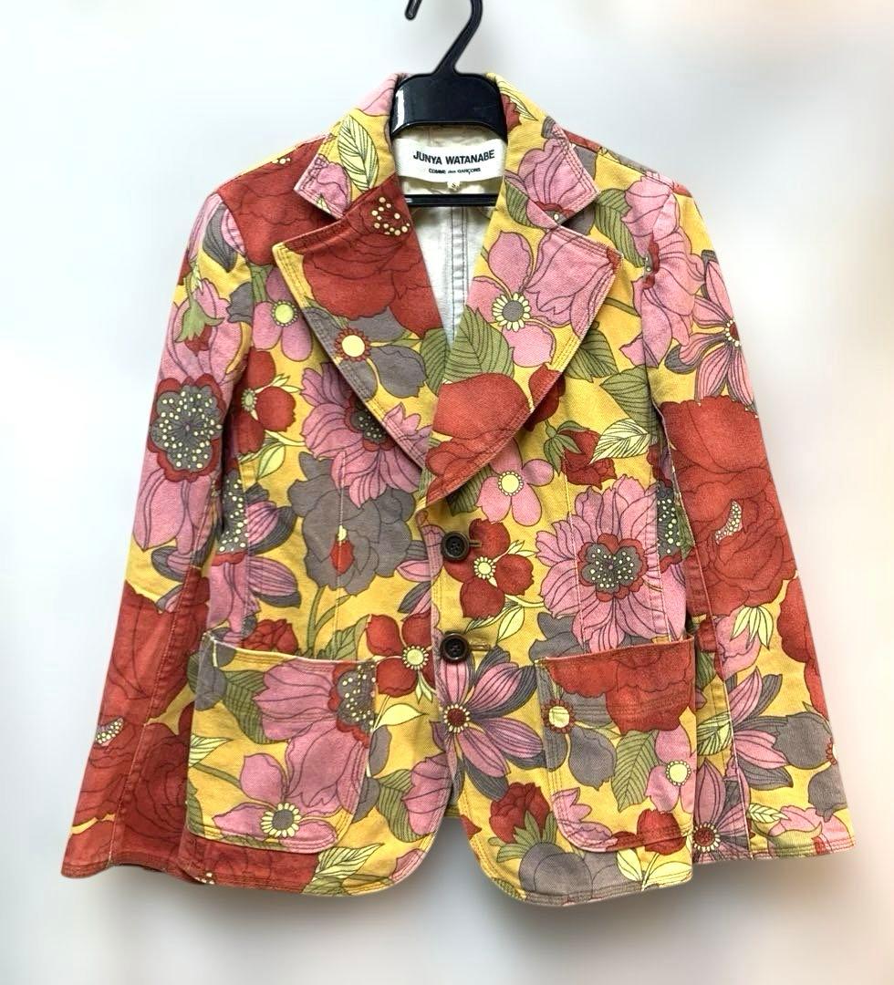 ジュンヤワタナベ コムデギャルソン フラワーデニムカバーオール