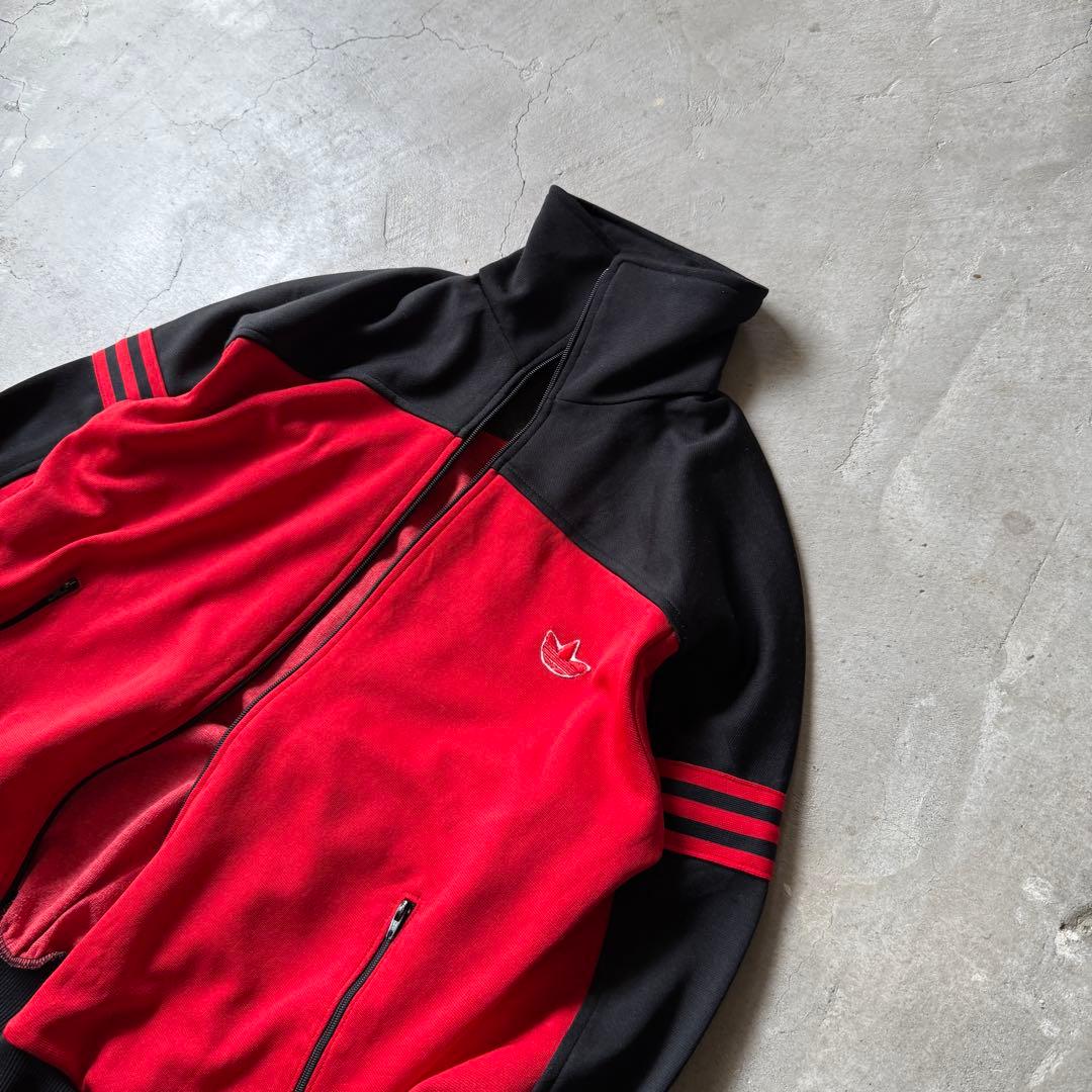 【人気カラー、トラックジャケット】adidas刺繍ロゴ80s常田大希ジャージO.