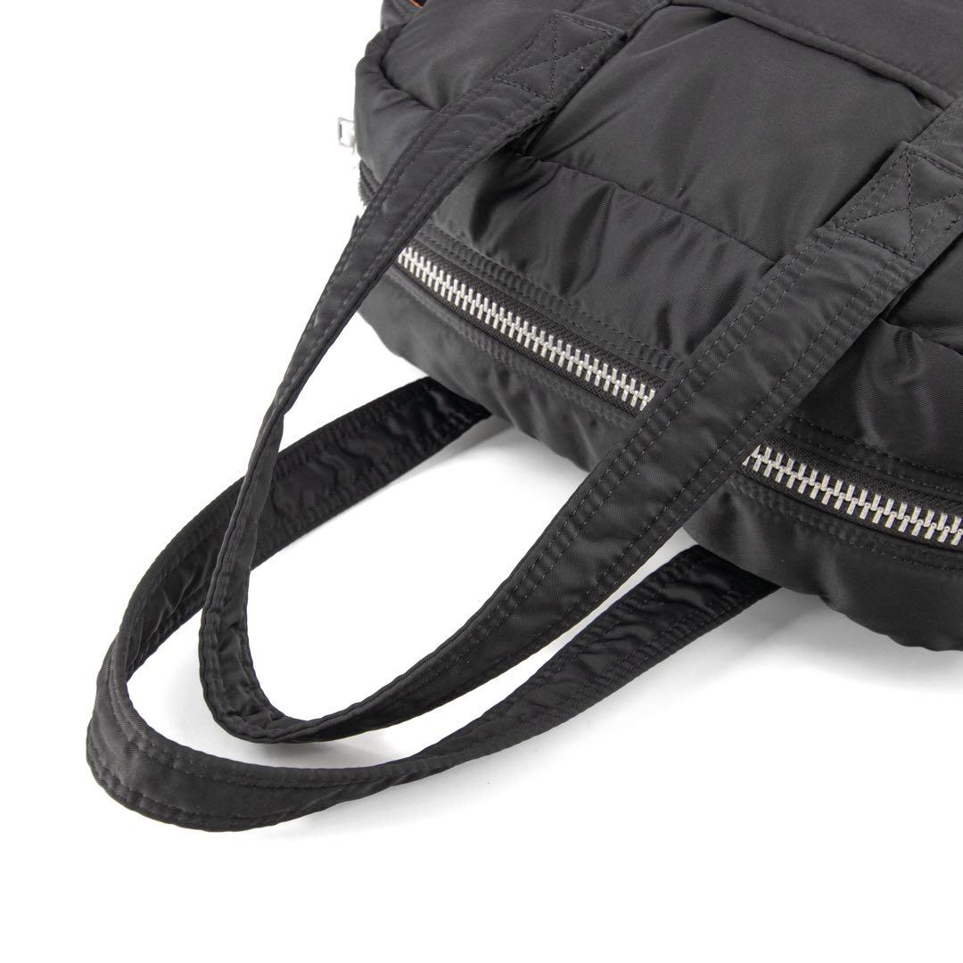 Z984【美品】ポーター／タンカー　ボストンバッグ　ダッフル　ナイロン　ブラック