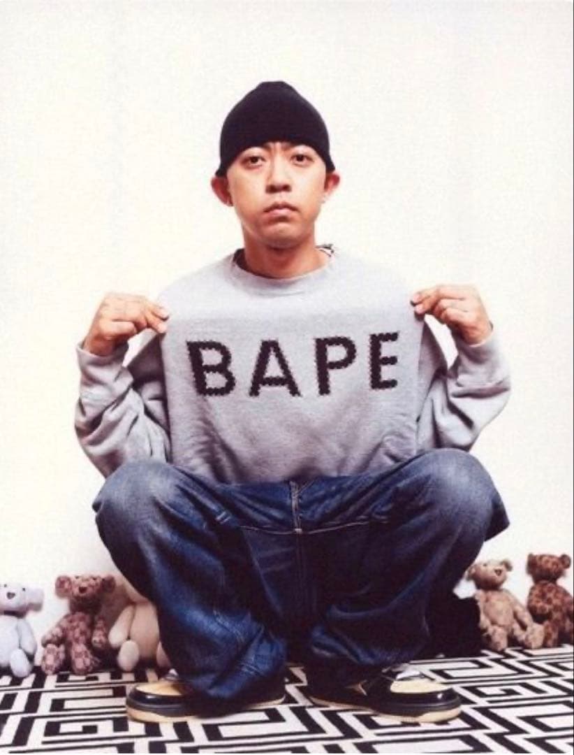 NIGO期00s BAPE ラインストーン　スワロフスキー　スウェット