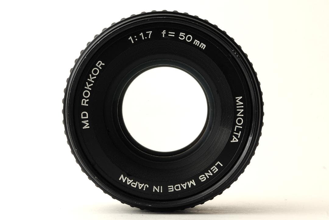 ミノルタ XG-E ブラック MD ROKKOR 50mm F/1.7