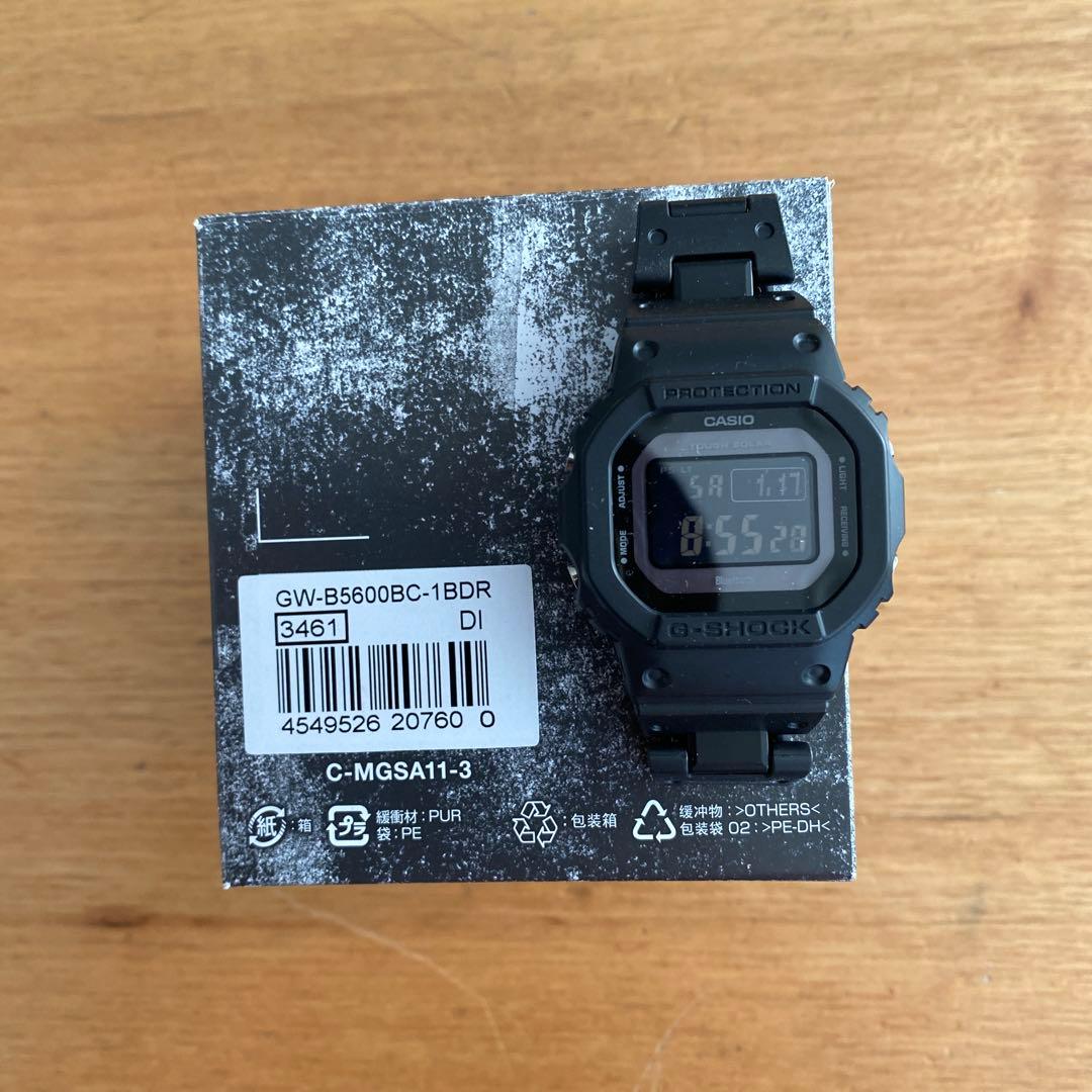 G-SHOCK GW-B5600BC-1BDR ブラック腕時計