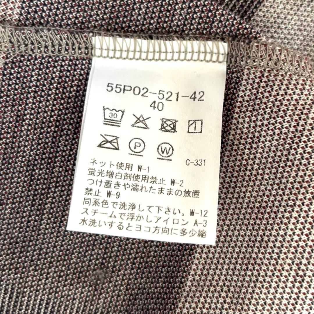 【タグ付き✨】ブルーレーベルクレストブリッジ　パーカー　チェック　フード　40