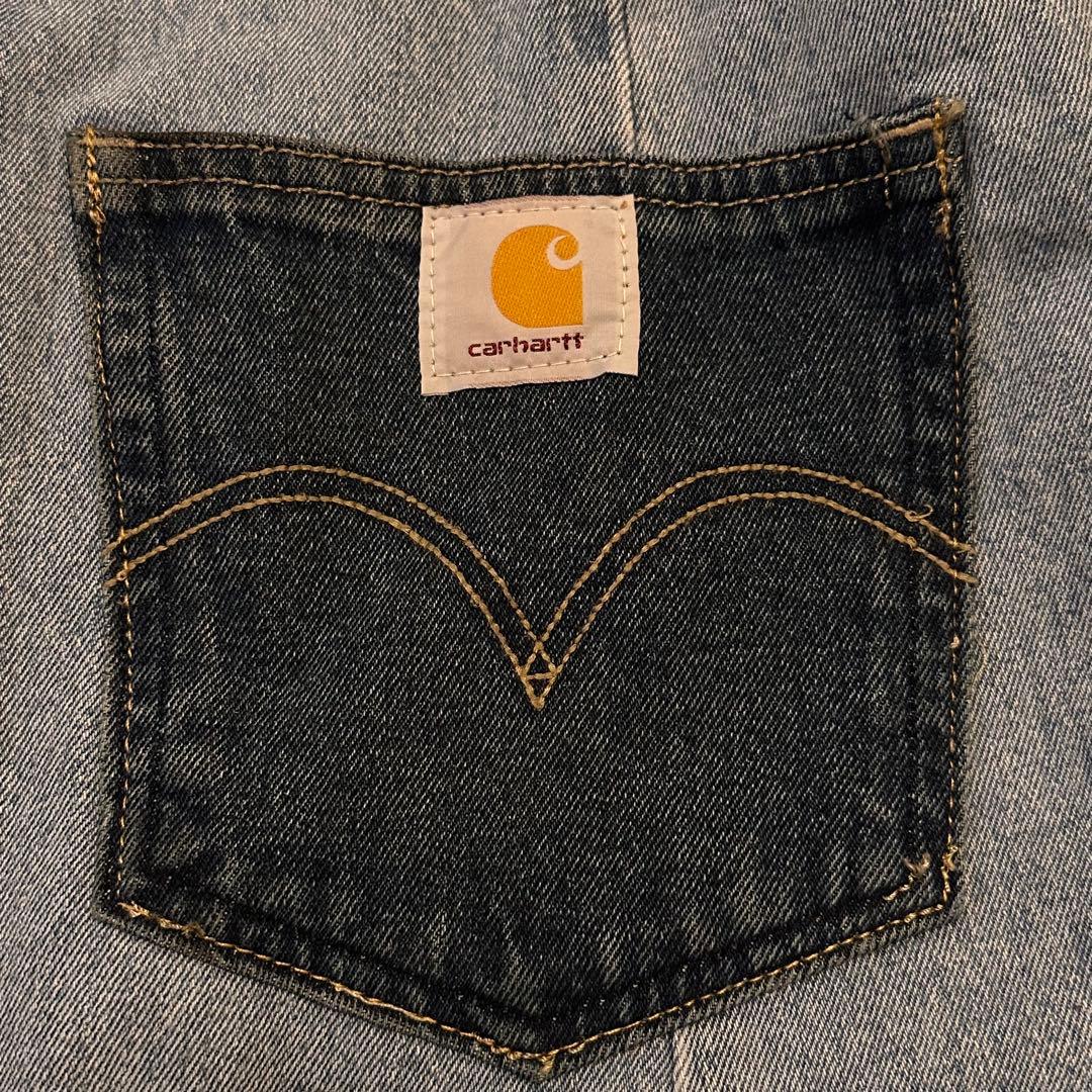 美品！！【carhartt カーハート】リメイク　再構築　デニムジャケット