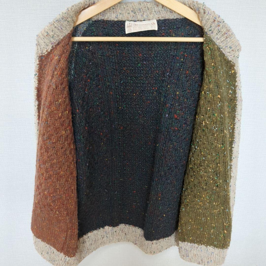 美品　INVERALLAN インバーアラン カーディガン　茶タグ　スコットランド