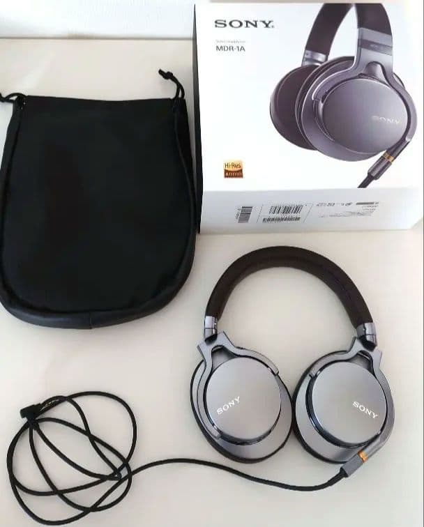 SONY MDR-1A シルバー 有線ヘッドホン