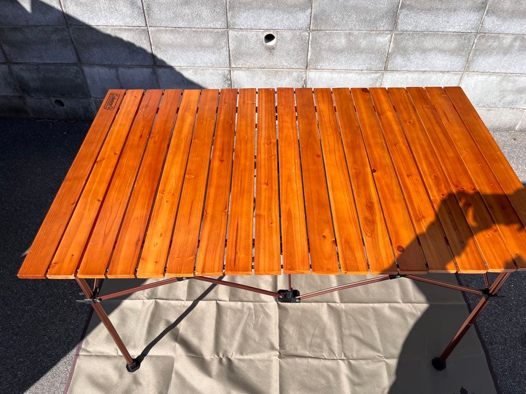 コールマン　ナチュラルウッドロールテーブル クラシック