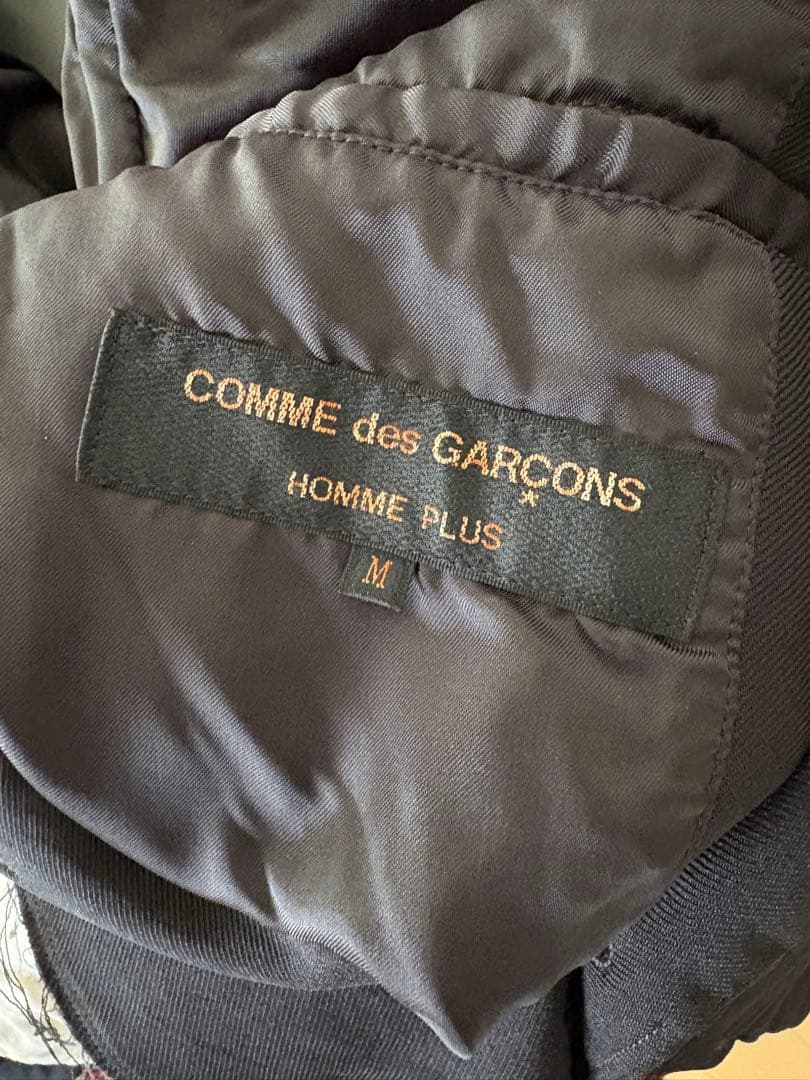 コムデギャルソンオムプリュス ポリ縮絨テーラードジャケット