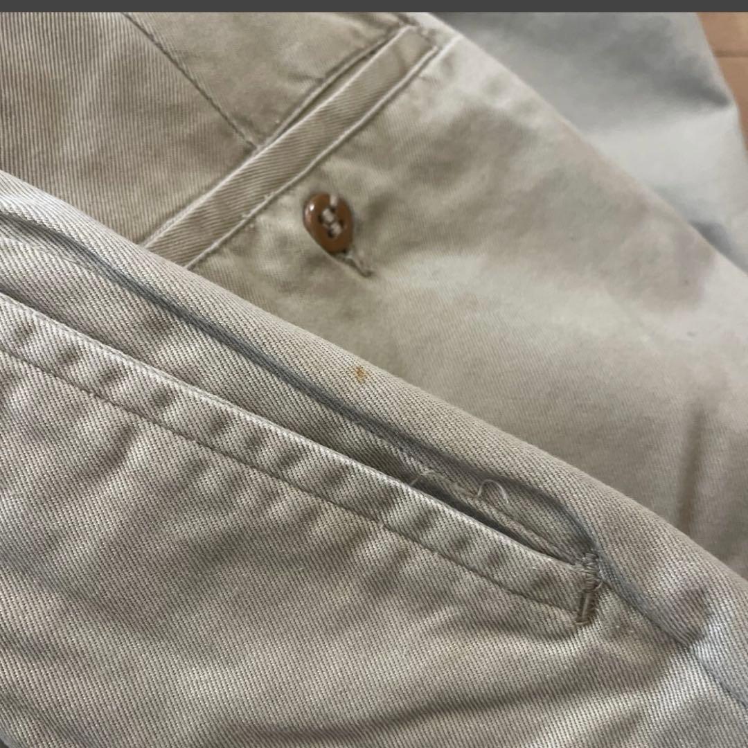 H*a様 50s 美品 グッドサイズ W34 ボタンフライ チノパン