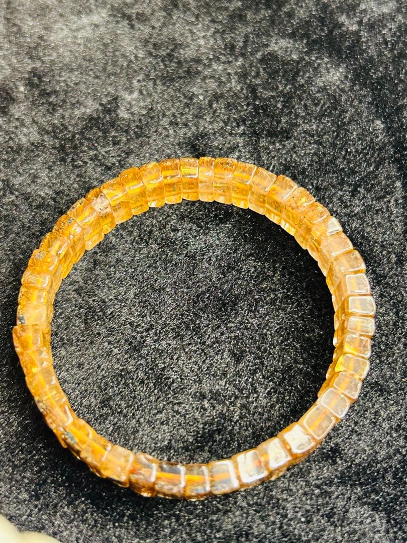 ❁⃘*.゜卒業レベル❁⃘*.゜タイチンルチルバングル 【鑑別書付き】