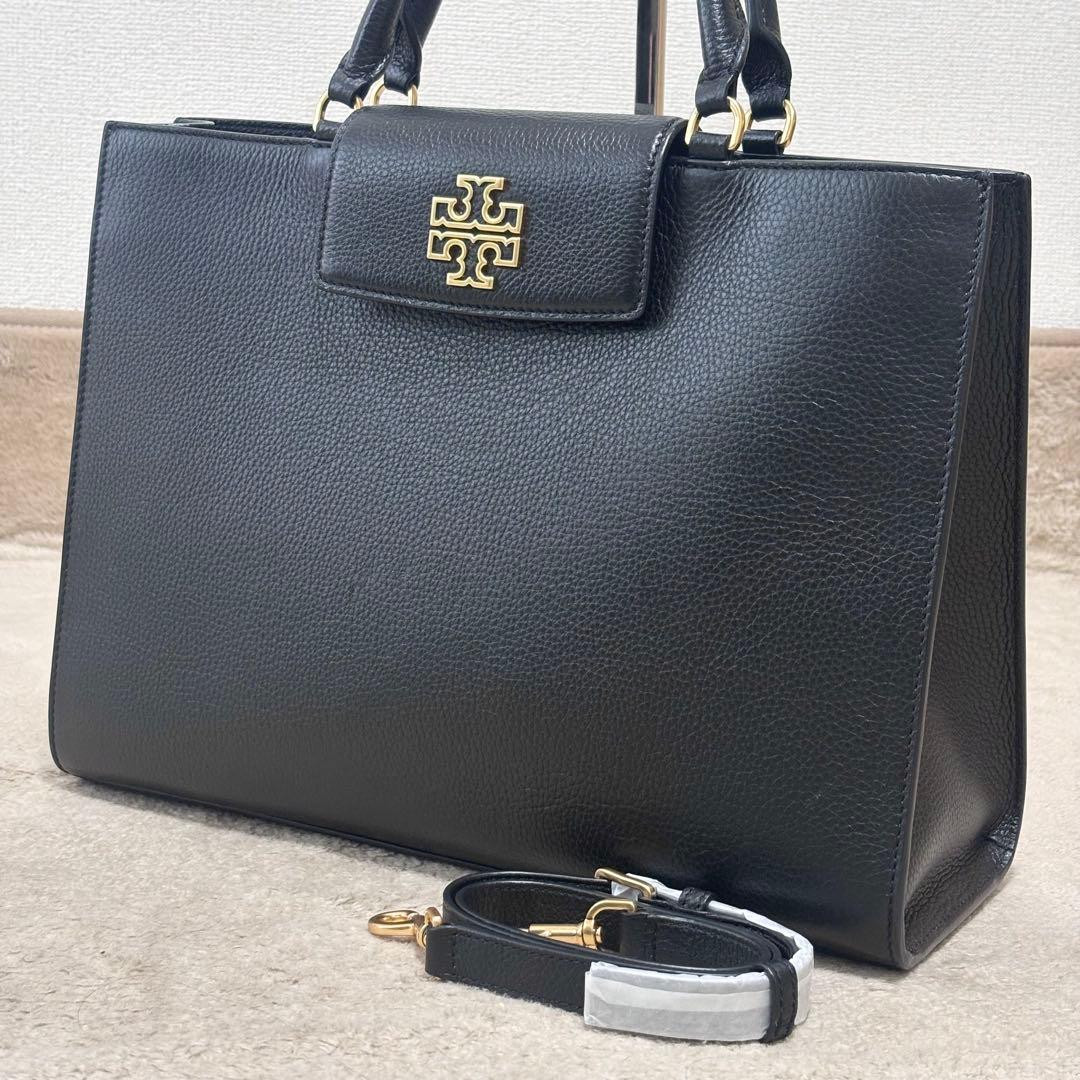 【極美品】 トリーバーチ ビジネスバッグ 2WAY ゴールド金具 A4可